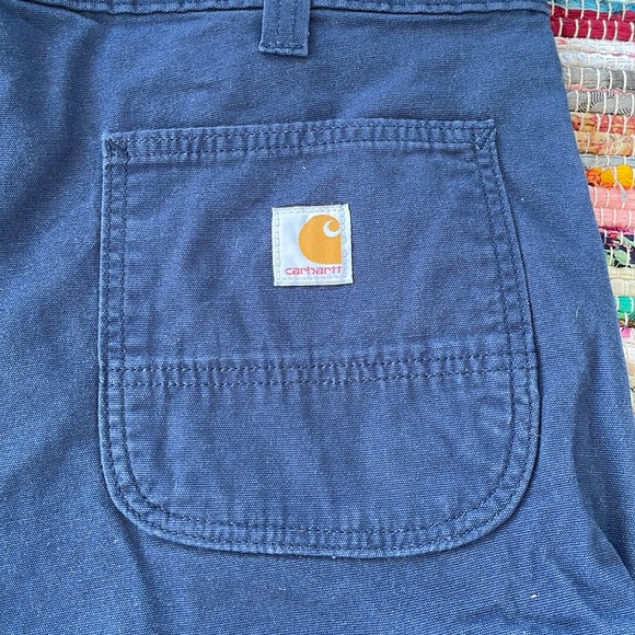 Carhartt Navy Cargo Shorts- #1917 - Picture 10 of 11
